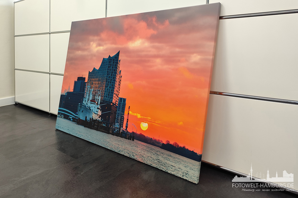 Hamburg Leinwandbilder für Ihr Büro, Ihre Praxis oder Kanzlei. Hochwertige farbintensive Druck mit scharfem Druckbild.