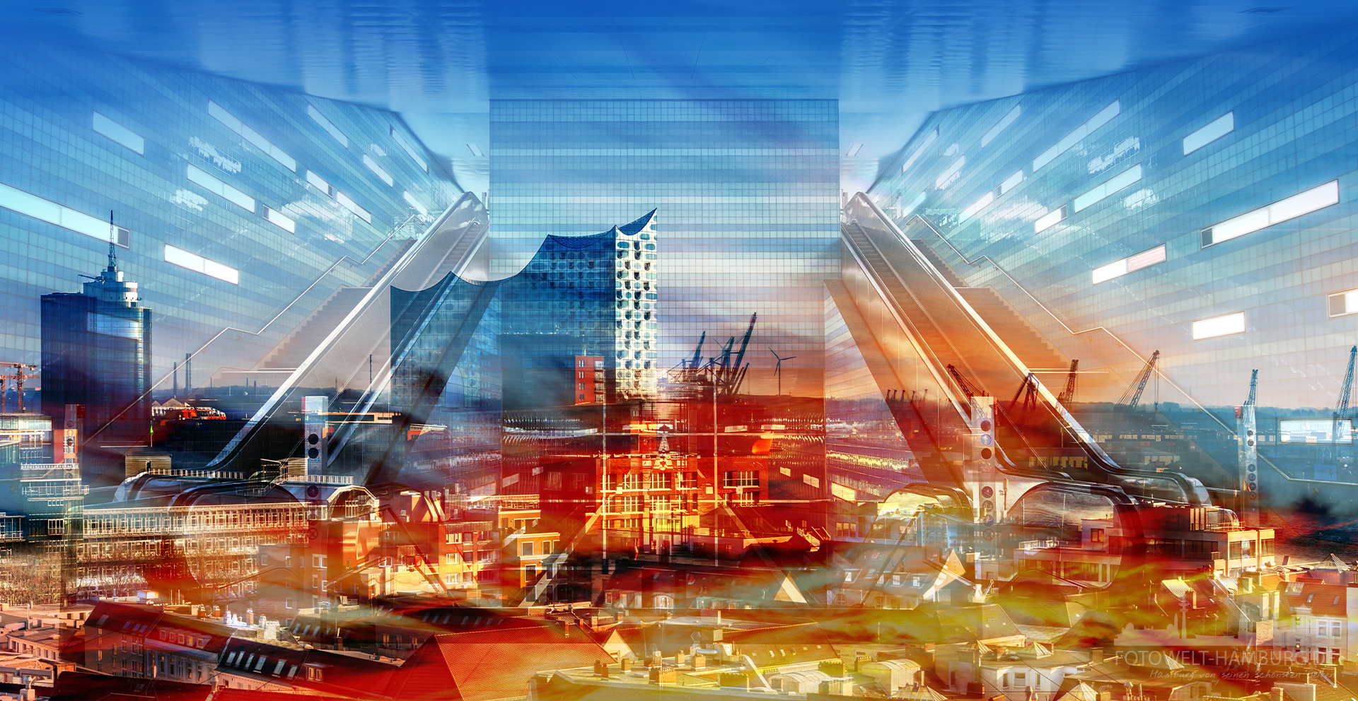 Hamburg Bilder auf Leinwand, Acrylglas oder Alu-Dibond – moderne Poster & Akustikbilder mit Hamburg Motiven entdecken