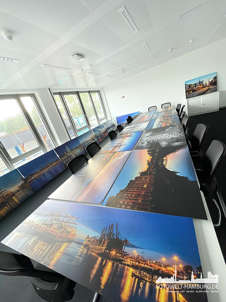 Hamburg Bilder auf Alu-Dibond für Ihre Firmenräume