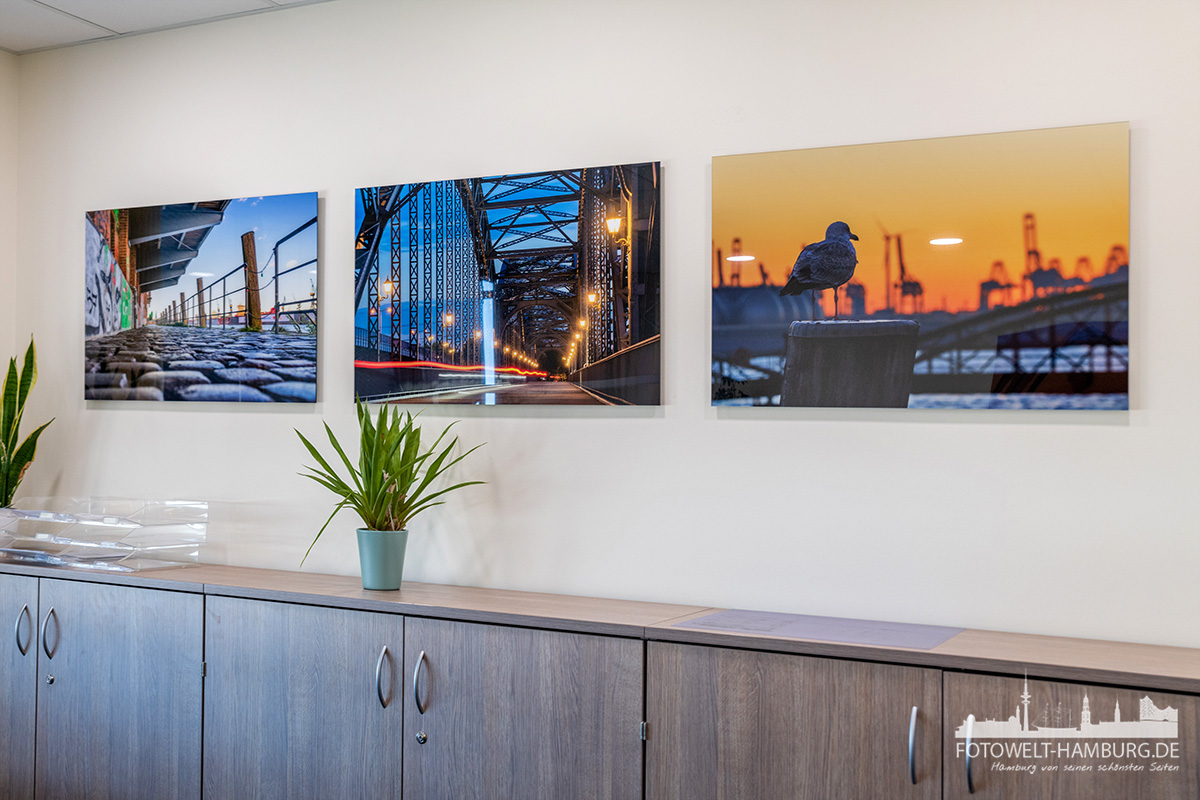 Hamburg Bilder für Firmen. Hochwertige Acrylglasbilder zu fairen Preisen für Ihre Büroräume