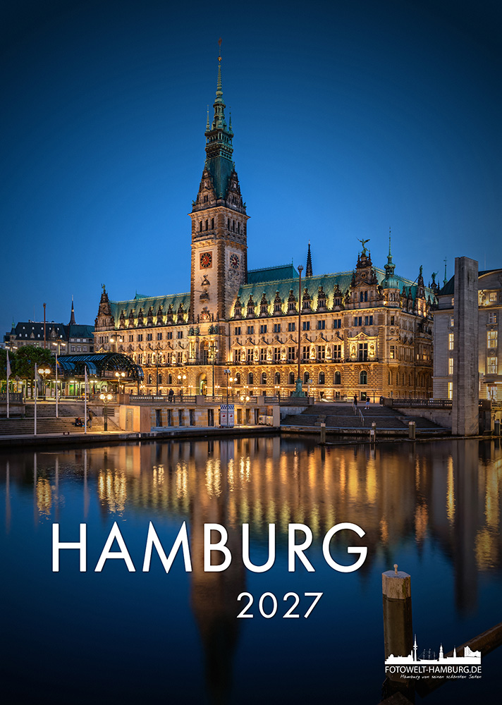 Hamburg Wandkalender 2027 Querformat