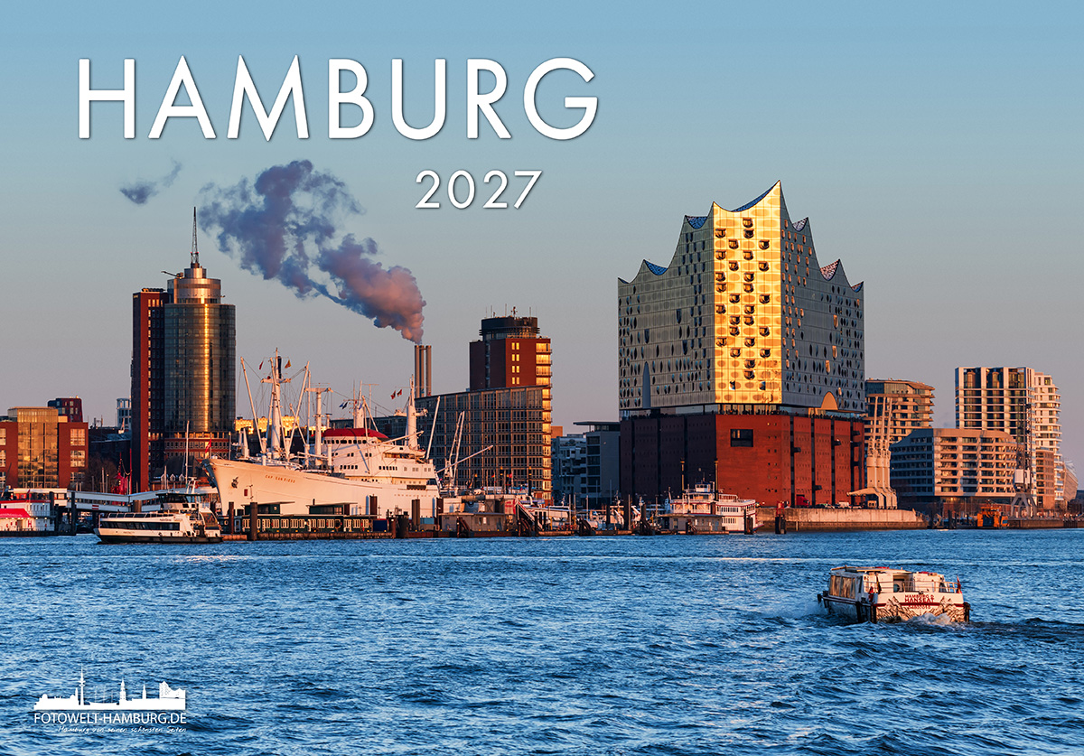 Hamburg Wandkalender 2027 Querformat