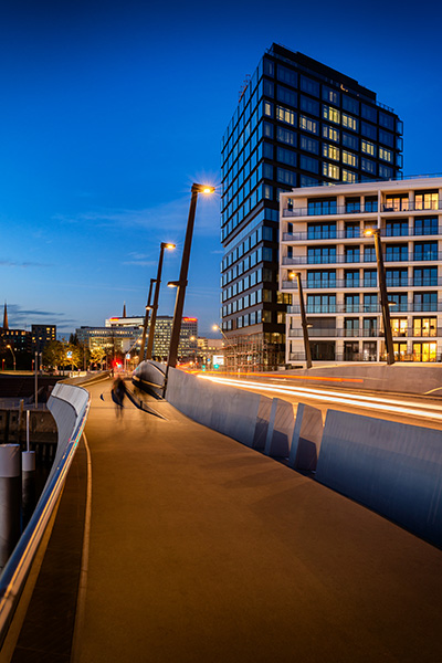 Baakenhafenbrücke - Hamburg Wandbild auf Leinwand, Acrylglas, Akustikbild oder als Poster