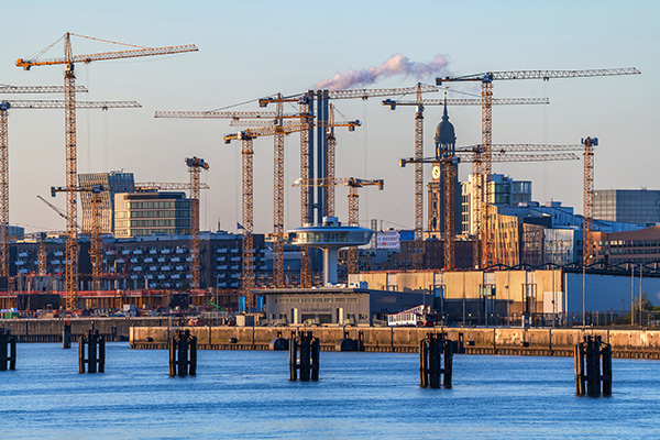 Versteckter Michel - Hamburg Wandbild auf Leinwand, Acrylglas, Akustikbild oder als Poster