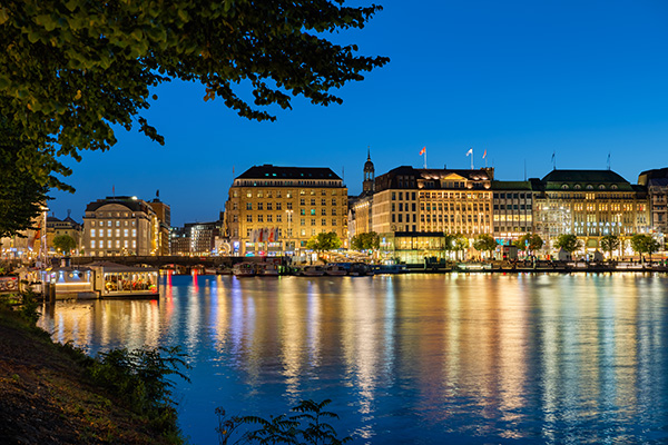 Blaue Binnenalster